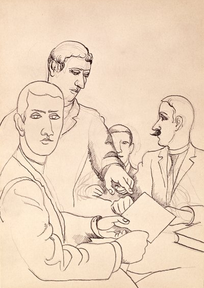 Friends by Roger de La Fresnaye